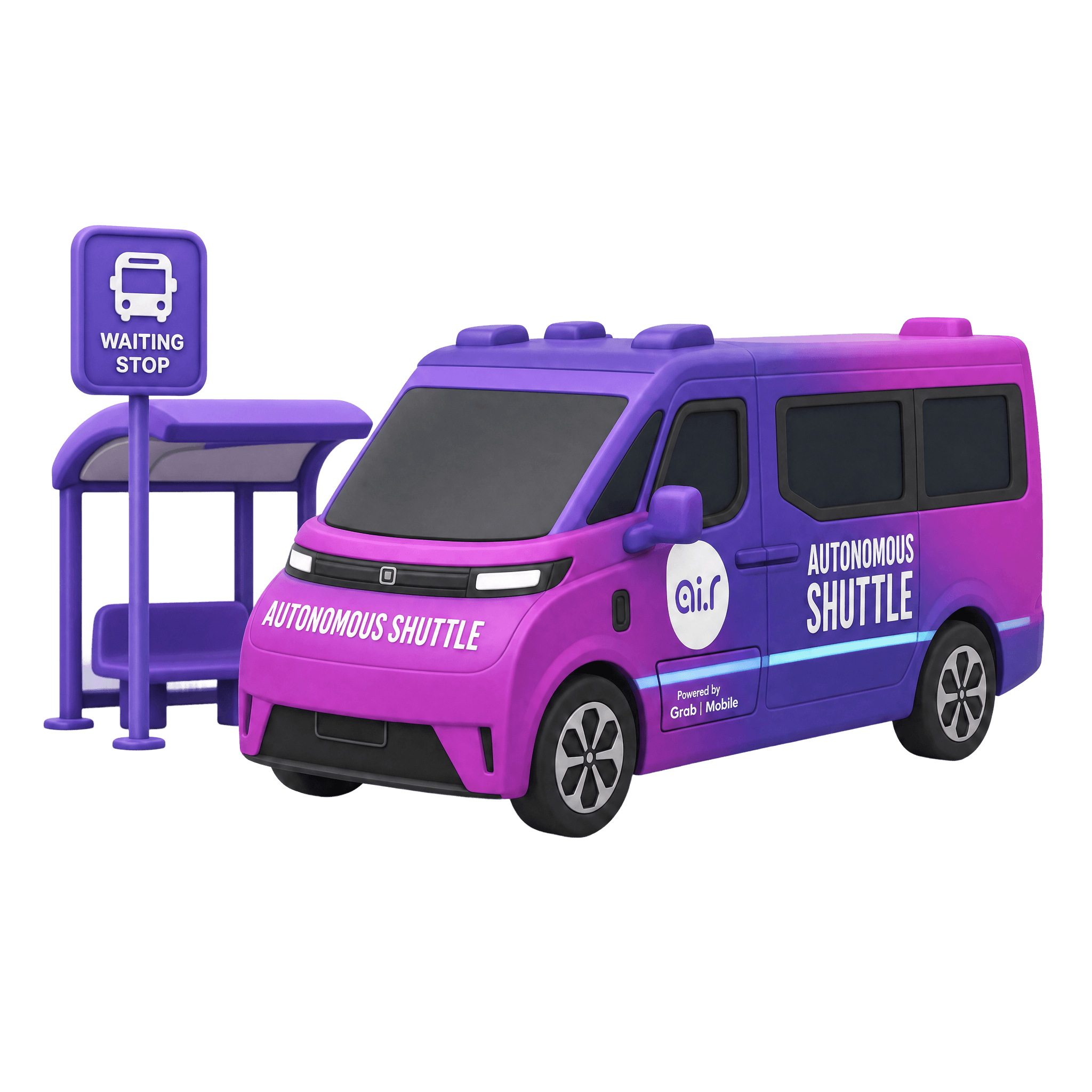 Arrive at pickup point